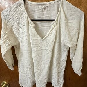 Maurices Off-White Textured Blouse
